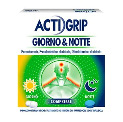 Actigrip Giorno&Notte 12+4 Compresse