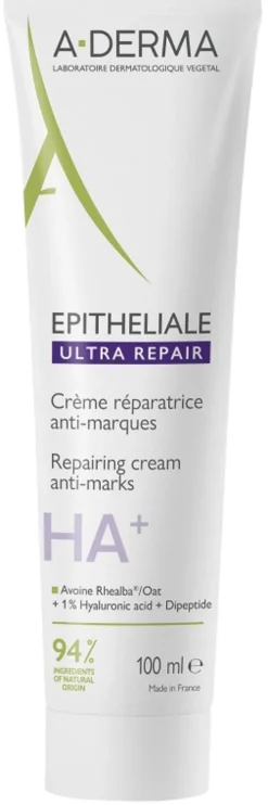 A-Derma Epitheliale Ultra Repair HA+ Crema Ristrutturante Anti-Segni Residui 100 ml