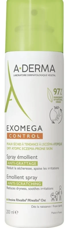 Aderma Exomega Spray Emolliente Pelle Secca Irritata 200 ml