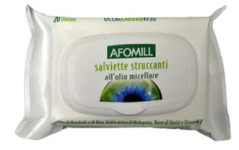 Afomill Salviette Struccanti Delicate 20 pezzi