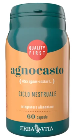 Agnocasto Integratore per Benessere del Ciclo Mestruale con Estratto di Vitex Agnus-Castus 60 Capsule