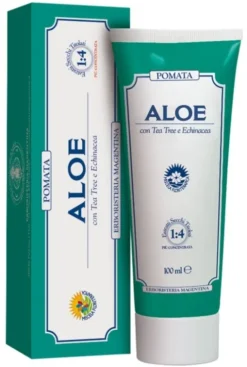 Aloe Pomata con Tea Tree ed Echinacea Lenitiva e Protettiva 100 ml