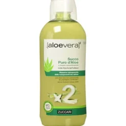 Aloevera2 Succo Puro D’aloe Doppia Concentrazione 1 Litro