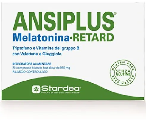 Ansiplus Melatonina Retard 20 Compresse