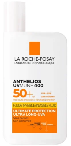 Anthelios Uvmune 400 SPF50+ Fluido Invisibile Senza Profumo 50 ml