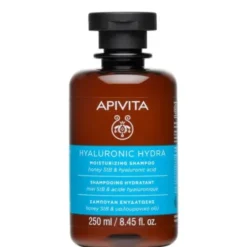 Apivita Hyaluronic Hydra Shampoo Idratante Capelli Anti-Crespo con Acido Ialuronico e Miele 250 ml