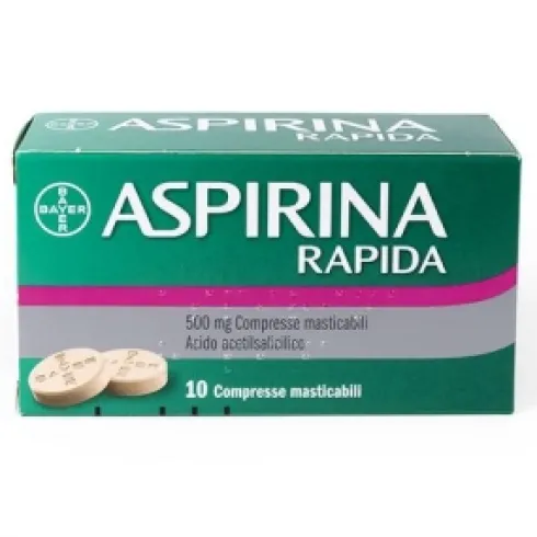 Aspirina Rapida 10 compresse masticabili 500 mg