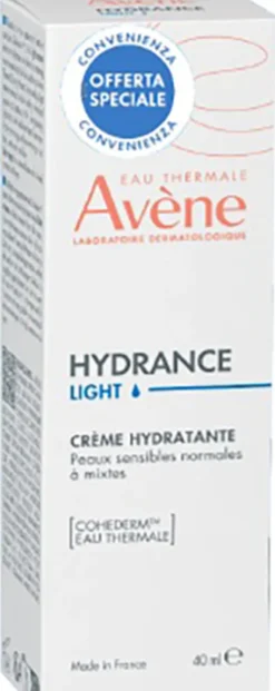 Avène Hydrance Light Crema Idratante Pelle Sensibile Normale e Mista Prezzo Speciale 40 ml