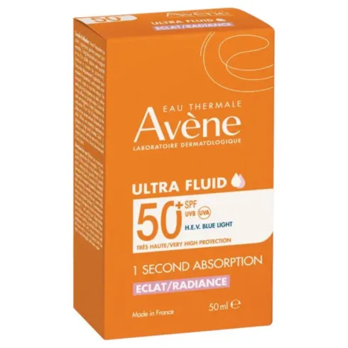 Avène Ultra Fluid Luminosità SPF50+ Protezione Solare Viso 50 ml
