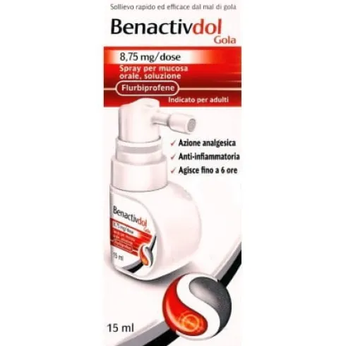 Benactivdol Gola Spray Orale 15 ml