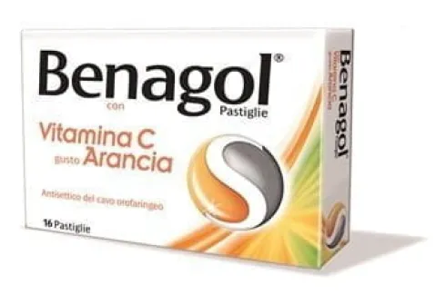 Benagol Arancia 16 Pastiglie