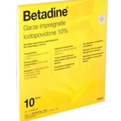 Betadine 10% 10 Garze 10×10 cm