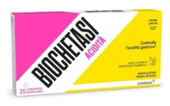 Biochetasi Acidità Integratore per Acidità di Stomaco e Digestione 20 Compresse Masticabili