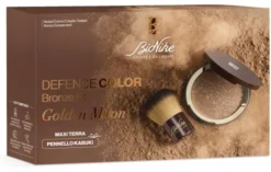 BioNike Defence Color Bronze Kit Golden Moon Terra Compatta 18 g + Pennello Kabuki