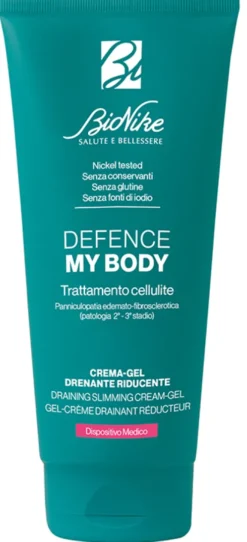 BioNike Defence My Body Trattamento Cellulite Crema Gel Drenante Freddo Caldo 75 ml