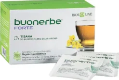 Bios Line Buonerbe Forte Tisana per Regolarità Intestinale con Senna e Frangula 20 Bustine