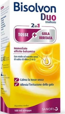 Bisolvon Duo Emolliente Sciroppo 100 ml
