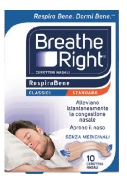 Breath Right Cerotti Classici 10 Pezzi