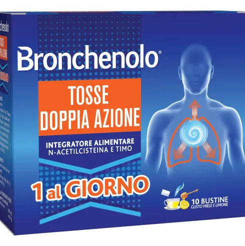 Bronchenolo Tosse Doppia Azione Miele E Limone 10 Bustine