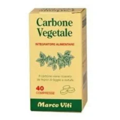 Carbone Vegetale Marco Viti 40 Compresse