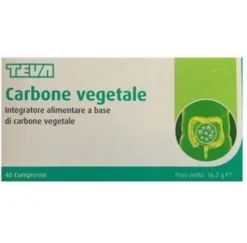 Carbone Vegetale Teva 40 Compresse
