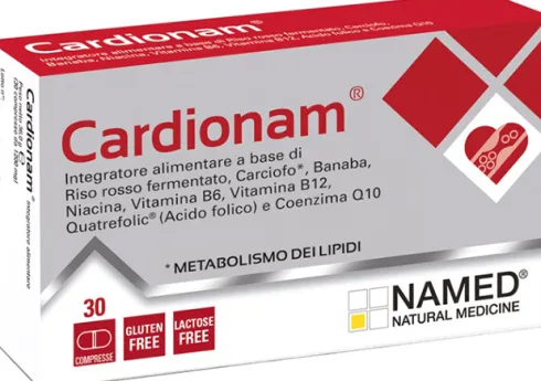 Cardionam Colesterolo e Trigliceridi Riso Rosso 30 compresse