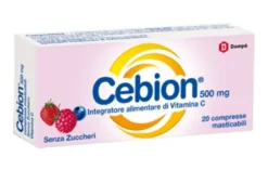 Cebion 500 mg Senza Zucchero Frutti di Bosco 20 compresse masticabili