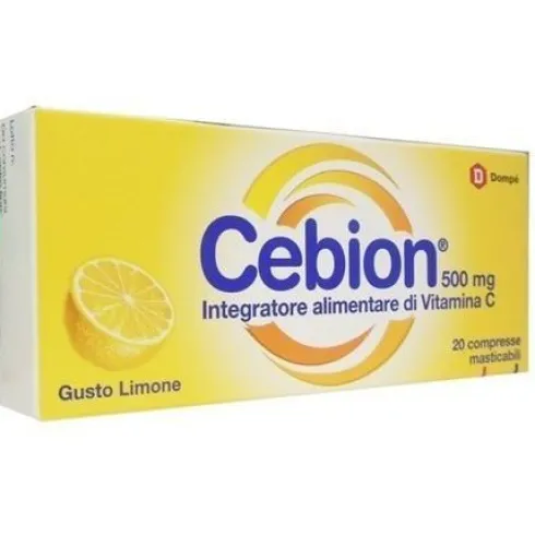 Cebion Vitamina C 20 Compresse Masticabili Limone
