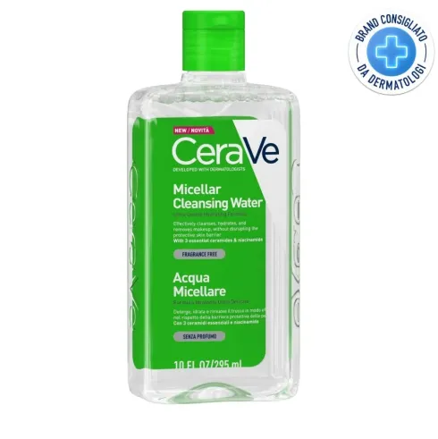 CeraVe Acqua Micellare Struccante Idratante Viso 295 ml