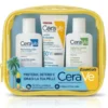 CeraVe Pochette Solare SPF50+ Kit Detergente Lozione Idratante 3 Prodotti