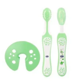 Chicco Set Evolutivo Oral Care Spazzolino Denti E Spazzolino Massaggiatore