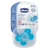 Chicco Succhietto Physio Comfort Silicone 6-12 M Azzurro