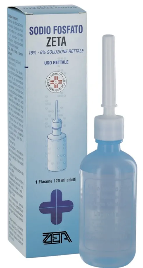 Clisma Sodio Fosfato Zeta Adulti 120 ml