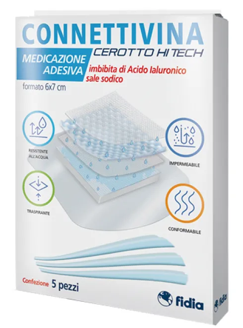 Connettivina Hitech 6×7 cm 5 Cerotti
