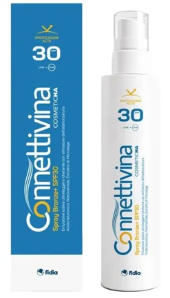 Connettivina Spray Bronze SPF30 Protezione Solare Attivatore Abbronzatura 180 ml