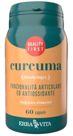 Curcuma Integratore con Curcuminoidi 95% per Articolazioni e Azione Antiossidante 60 Capsule