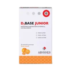 D3base Junior 30 Caramelle Vitamina D 600 U.I. Arancia
