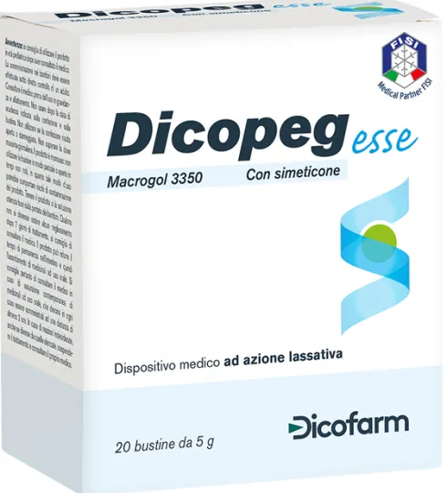 Dicopeg Esse Macrogol 3350 20 Bustine 5 grammi