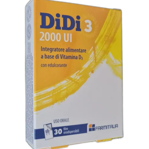 Didi3 2000 Ui 30 Compresse Orodispersibili