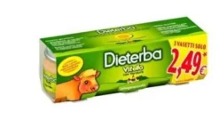Dieterba Omogeneizzato Vitello 3 X 80 grammi