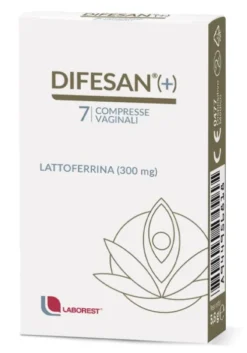 Difesan+ Compresse Vaginali con Lattoferrina per Equilibrio della Mucosa Cervico-Vaginale 7 Compresse
