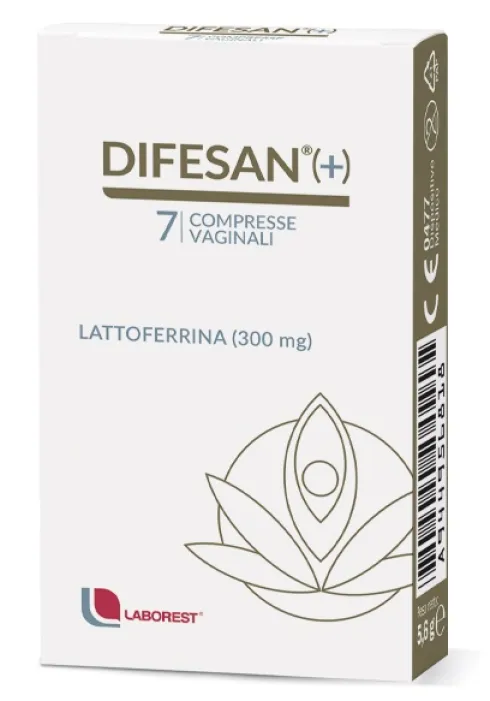 Difesan+ Compresse Vaginali con Lattoferrina per Equilibrio della Mucosa Cervico-Vaginale 7 Compresse