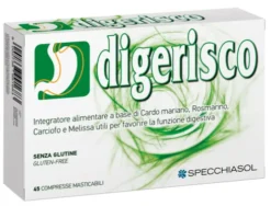 Digerisco Integratore per Digestione e Benessere Gastrointestinale 45 Compresse Masticabili
