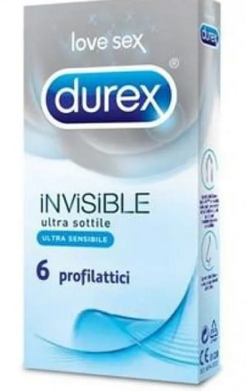 Durex Invisible 6 Pezzi