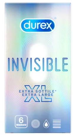 Durex Invisible XL 6 pezzi