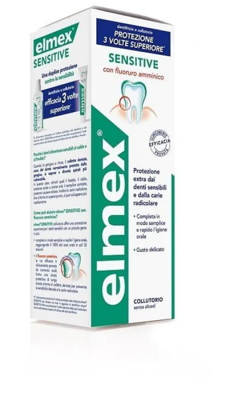 Elmex Sensitive Plus Collutorio 400 ml