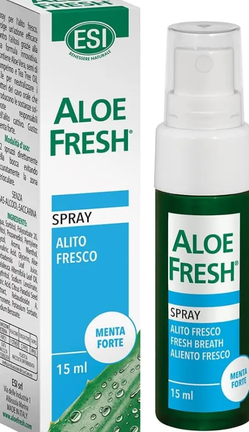 Esi Aloe Fresh Spray Alito Fresh Gusto Menta Forte 15 ml