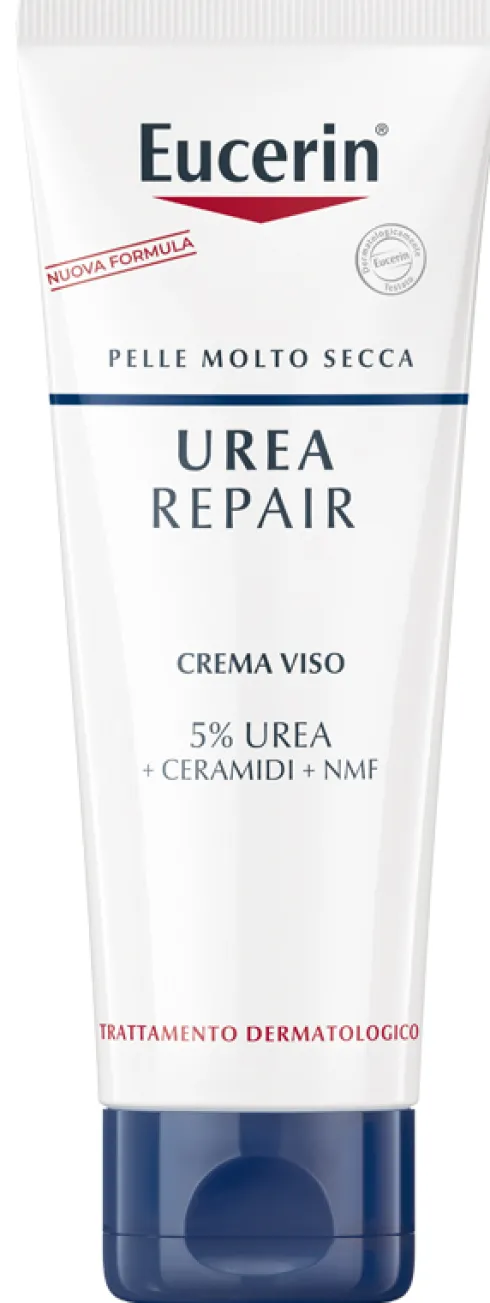 Eucerin Crema Viso Levigante 5% Urea Pelle Secca e Molto Secca 50 ml