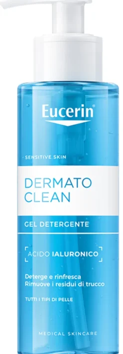 Eucerin DermatoClean [Hyaluron] Gel Detergente Viso 200 ml