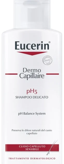 Eucerin DermoCapillaire pH5 Shampoo Delicato Cuoio Capelluto Sensibile 250 ml